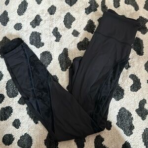 Lululemon lace detail leggings